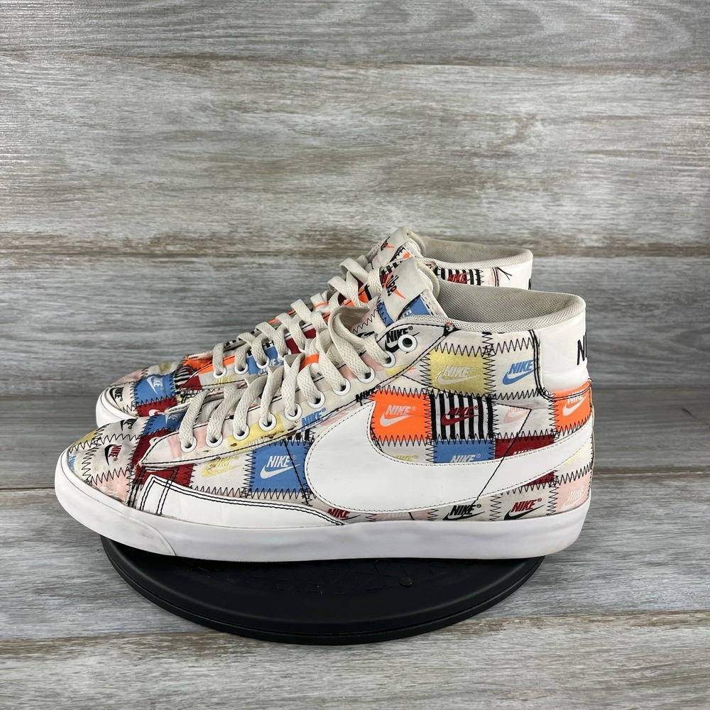 Nike Men's Blazer Mid Patchwork CI9887-100 High Top Sneakers Size 13